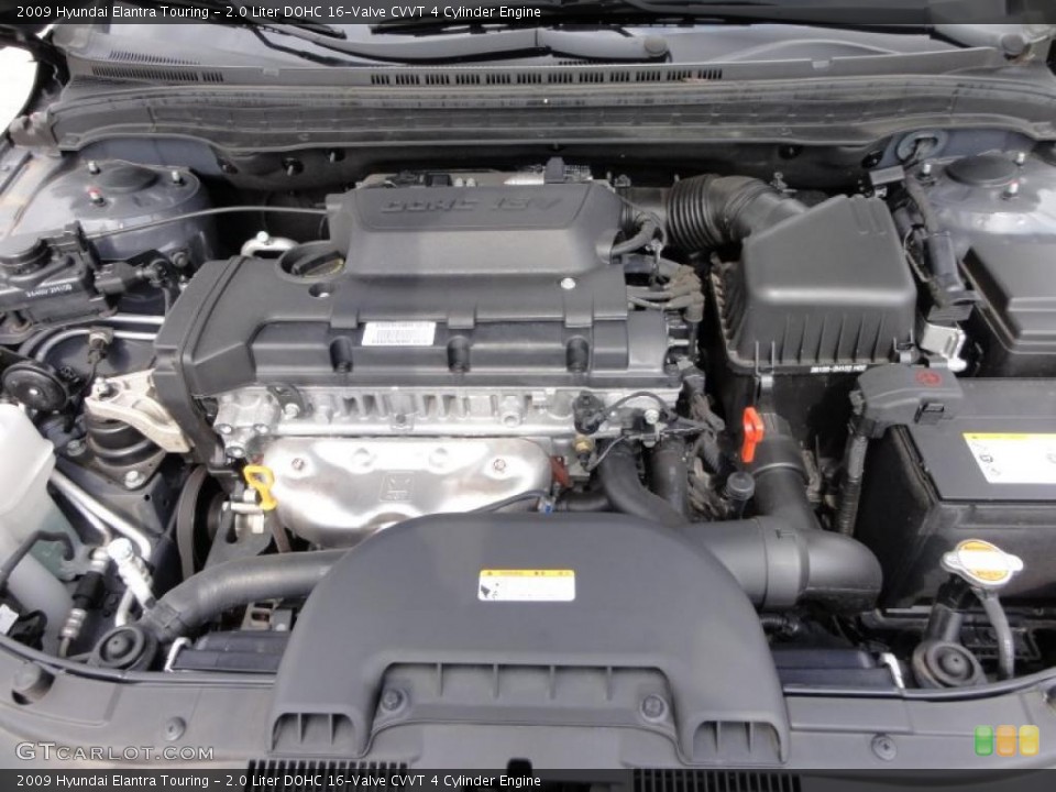 2.0 Liter DOHC 16-Valve CVVT 4 Cylinder Engine for the 2009 Hyundai Elantra #47555357