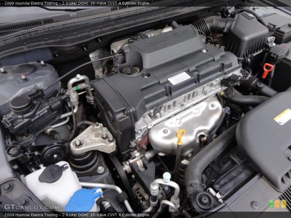2.0 Liter DOHC 16-Valve CVVT 4 Cylinder Engine for the 2009 Hyundai Elantra #47555390