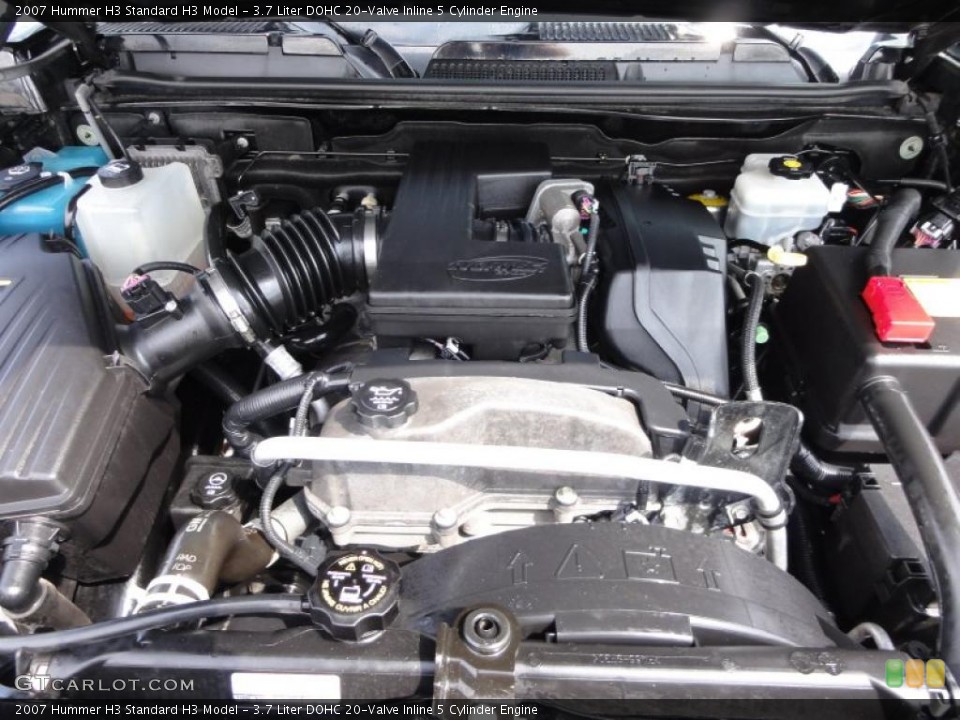 3.7 Liter DOHC 20-Valve Inline 5 Cylinder Engine for the 2007 Hummer H3 #47556113