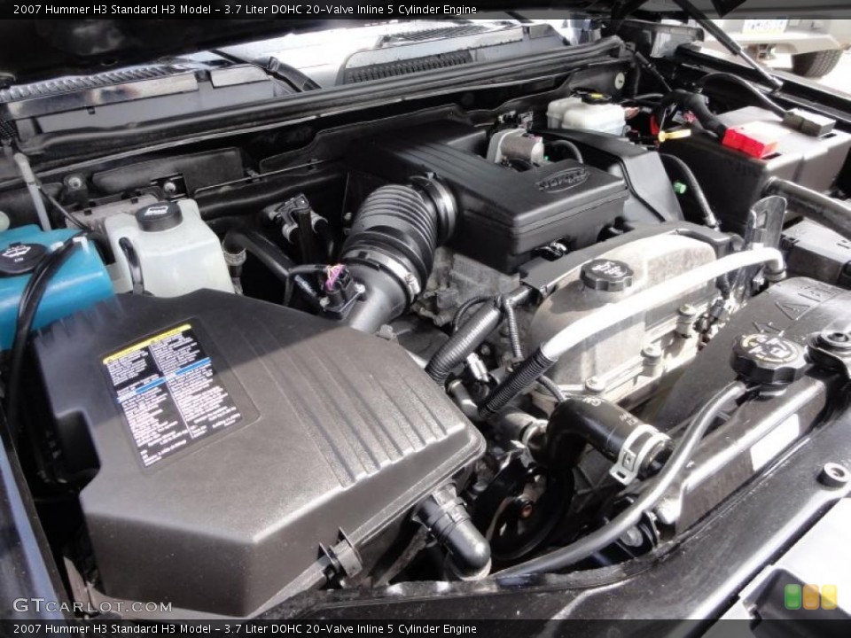 3.7 Liter DOHC 20-Valve Inline 5 Cylinder Engine for the 2007 Hummer H3 #47556143