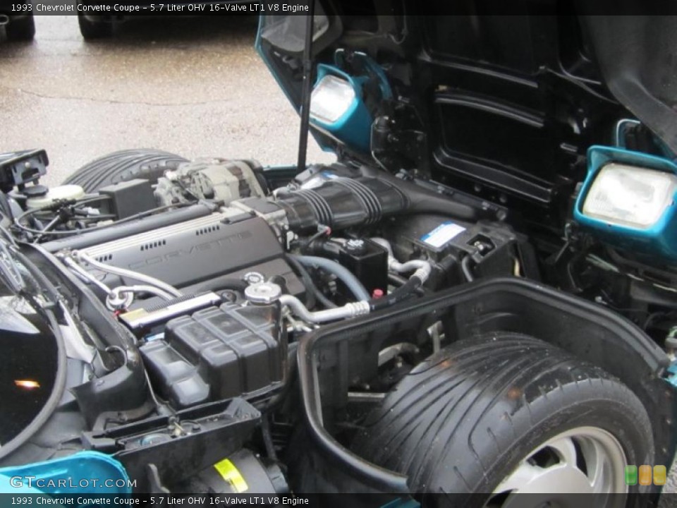 5.7 Liter OHV 16-Valve LT1 V8 Engine for the 1993 Chevrolet Corvette #47557046