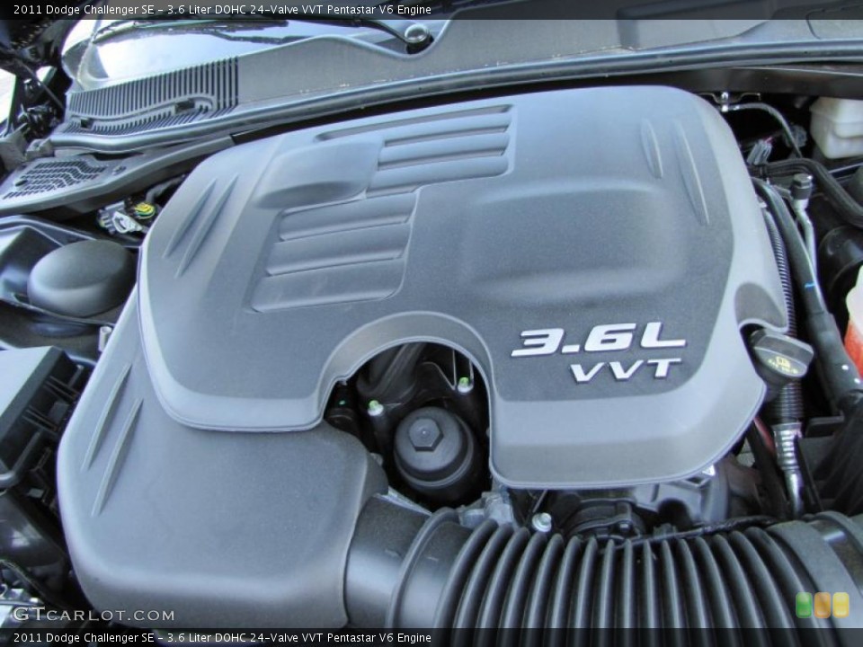 3.6 Liter DOHC 24-Valve VVT Pentastar V6 Engine for the 2011 Dodge Challenger #47557940