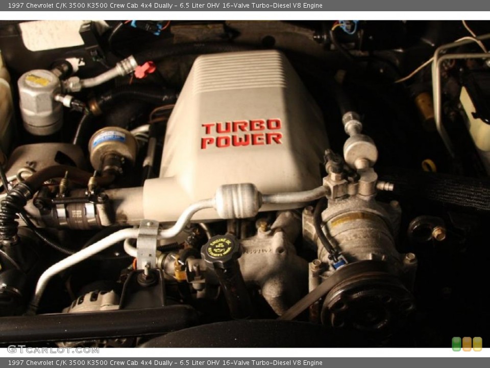 6.5 Liter OHV 16-Valve Turbo-Diesel V8 Engine for the 1997 Chevrolet C/K 3500 #47558123