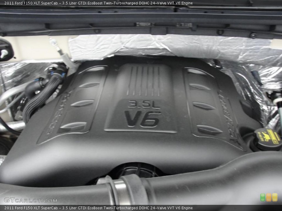 3.5 Liter GTDI EcoBoost Twin-Turbocharged DOHC 24-Valve VVT V6 Engine for the 2011 Ford F150 #47558654
