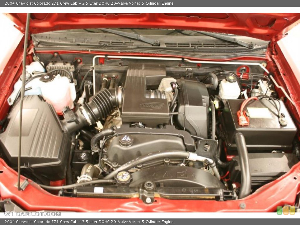 3.5 Liter DOHC 20-Valve Vortec 5 Cylinder Engine for the 2004 Chevrolet 2004 Chevrolet Colorado Engine 3.5l 5 Cylinder Towing Capacity