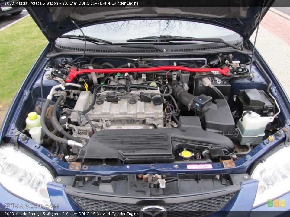 2.0 Liter DOHC 16-Valve 4 Cylinder Engine for the 2003 Mazda Protege #47587966
