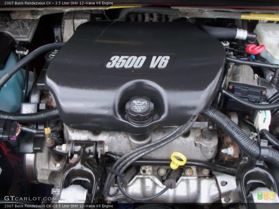 3.5 Liter OHV 12-Valve V6 Engine for the 2007 Buick Rendezvous #47588797