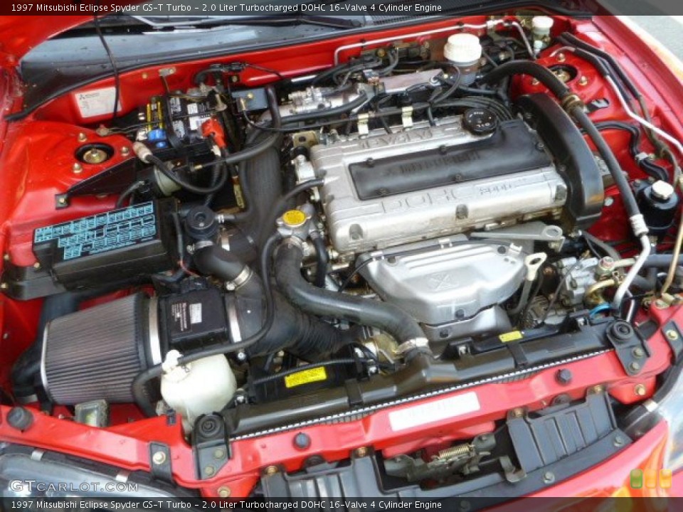 2.0 Liter Turbocharged DOHC 16-Valve 4 Cylinder Engine for the 1997 Mitsubishi Eclipse #47594569
