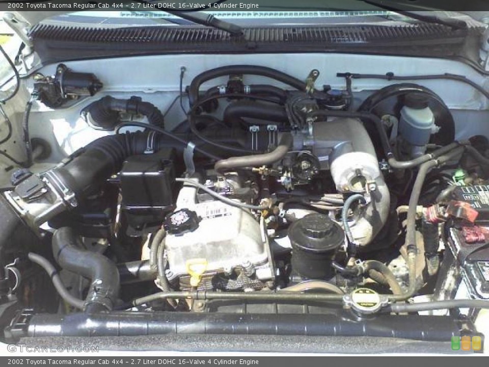 2.7 Liter DOHC 16-Valve 4 Cylinder 2002 Toyota Tacoma Engine