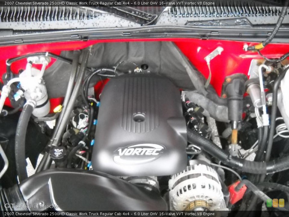 6.0 Liter OHV 16-Valve VVT Vortec V8 Engine for the 2007 Chevrolet Silverado 2500HD #47612615