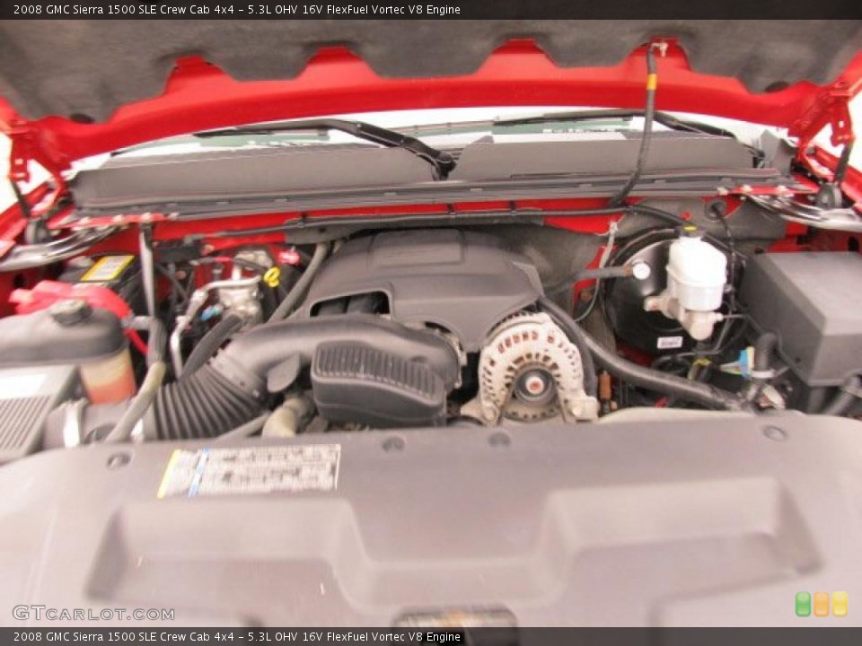 5.3L OHV 16V FlexFuel Vortec V8 Engine for the 2008 GMC Sierra 1500 #47614538