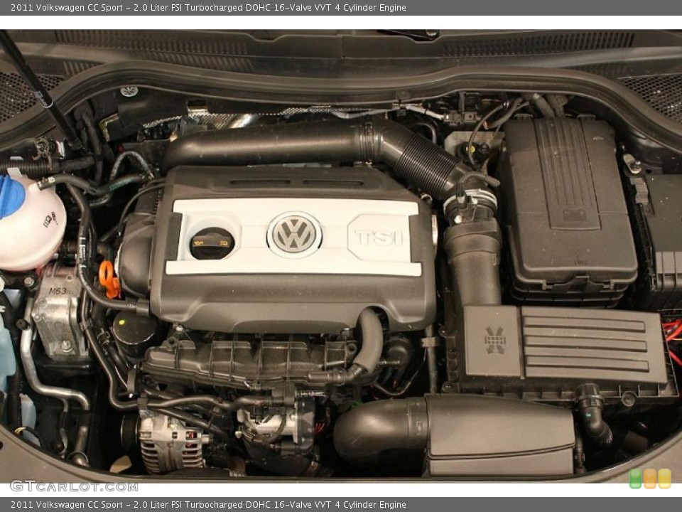2.0 Liter FSI Turbocharged DOHC 16-Valve VVT 4 Cylinder Engine for the 2011 Volkswagen CC #47619428
