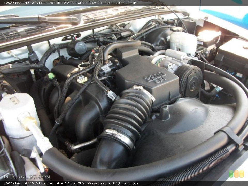 2.2 Liter OHV 8-Valve Flex Fuel 4 Cylinder Engine for the 2002 Chevrolet S10 #47620715
