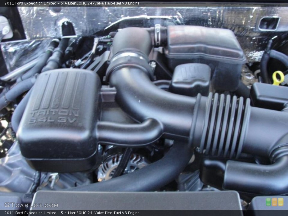 5.4 Liter SOHC 24-Valve Flex-Fuel V8 Engine for the 2011 Ford Expedition #47621999