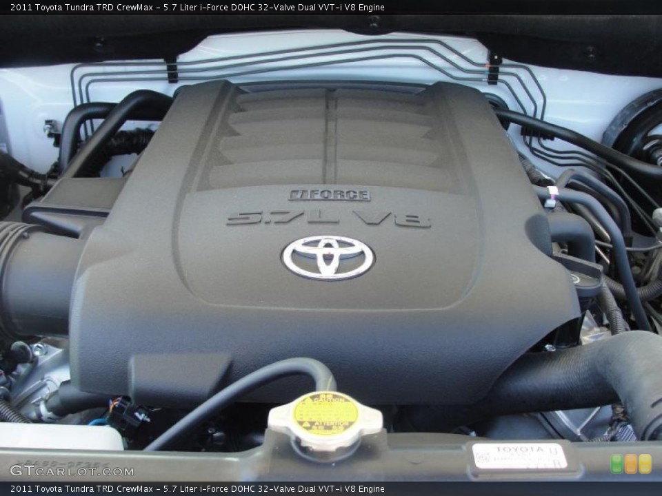 5.7 Liter i-Force DOHC 32-Valve Dual VVT-i V8 Engine for the 2011 Toyota Tundra #47630729