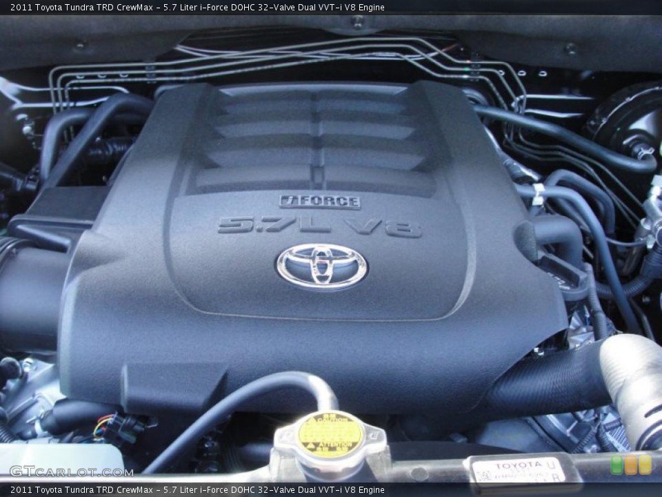 5.7 Liter i-Force DOHC 32-Valve Dual VVT-i V8 Engine for the 2011 Toyota Tundra #47631233