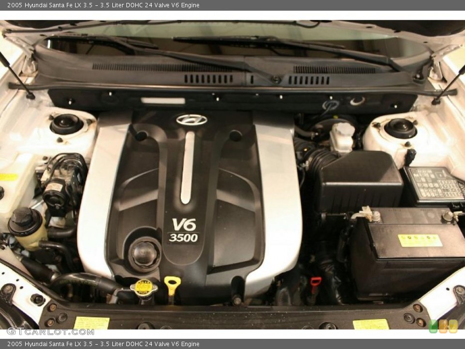 3.5 Liter DOHC 24 Valve V6 Engine for the 2005 Hyundai Santa Fe #47631566
