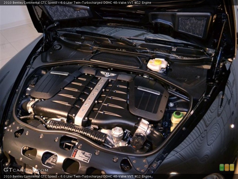 6.0 Liter Twin-Turbocharged DOHC 48-Valve VVT W12 Engine for the 2010 Bentley Continental GTC #47637346
