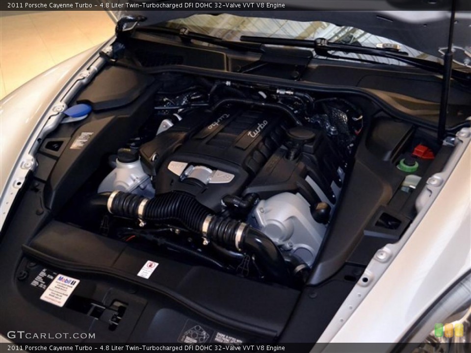 4.8 Liter Twin-Turbocharged DFI DOHC 32-Valve VVT V8 Engine for the 2011 Porsche Cayenne #47637709