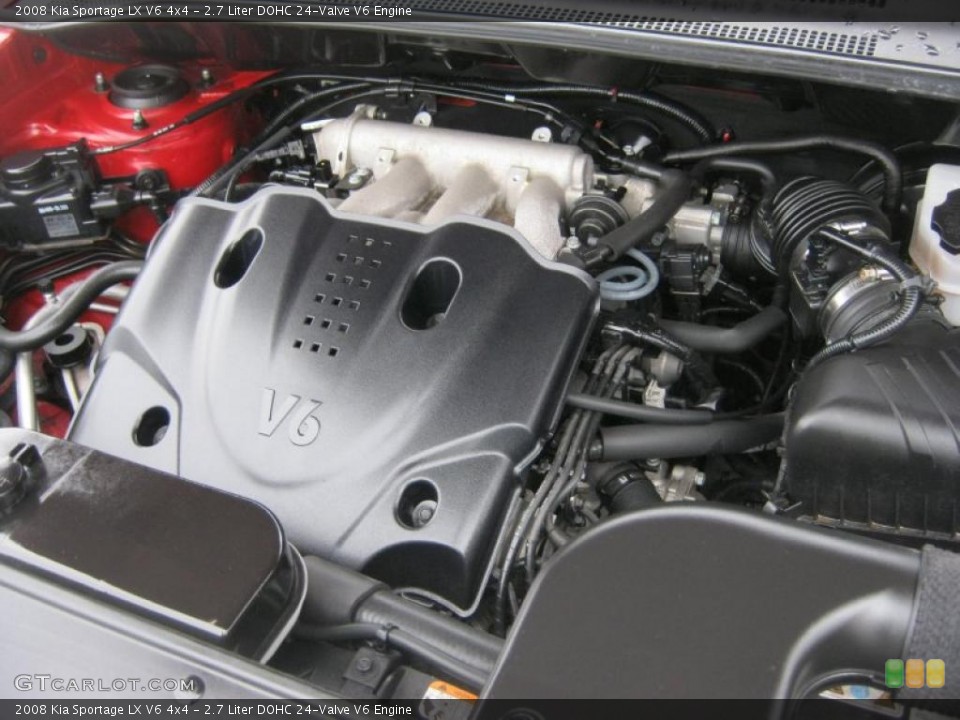 2.7 Liter DOHC 24-Valve V6 Engine for the 2008 Kia Sportage #47640049