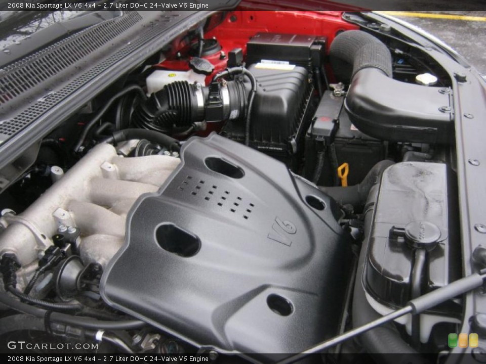 2.7 Liter DOHC 24-Valve V6 Engine for the 2008 Kia Sportage #47640067