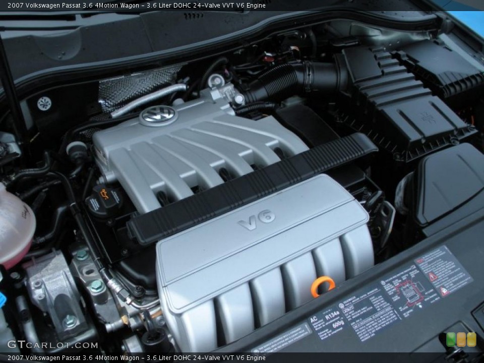 3.6 Liter DOHC 24-Valve VVT V6 Engine for the 2007 Volkswagen Passat #47643610