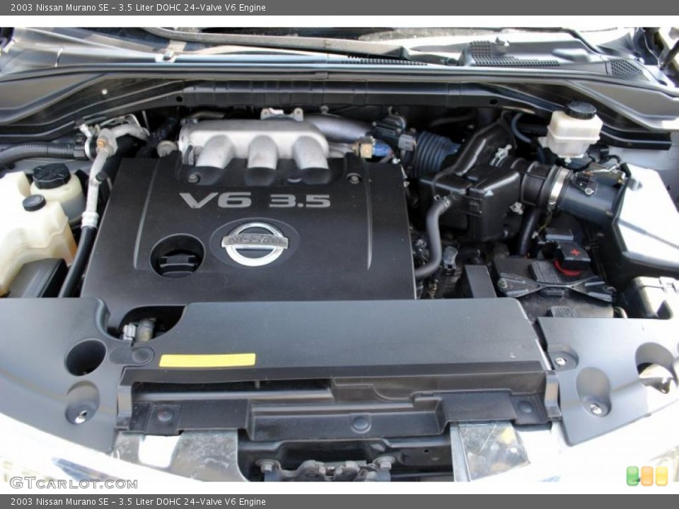 3.5 Liter DOHC 24-Valve V6 2003 Nissan Murano Engine