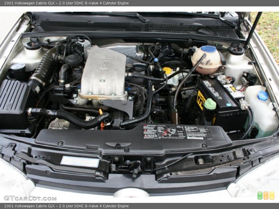 2.0 Liter SOHC 8-Valve 4 Cylinder Engine for the 2001 Volkswagen Cabrio #47646175