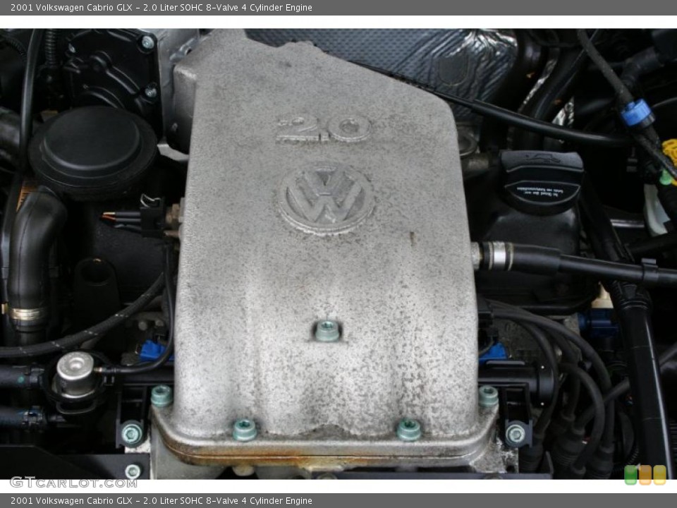 2.0 Liter SOHC 8-Valve 4 Cylinder Engine for the 2001 Volkswagen Cabrio #47646190