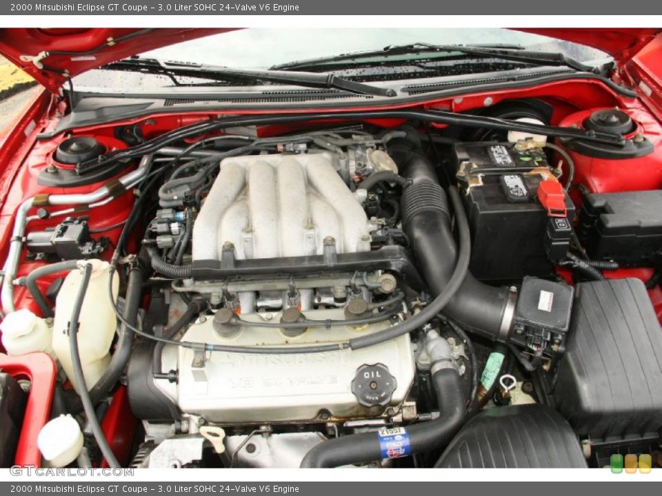 3.0 Liter SOHC 24-Valve V6 Engine for the 2000 Mitsubishi Eclipse #47647645