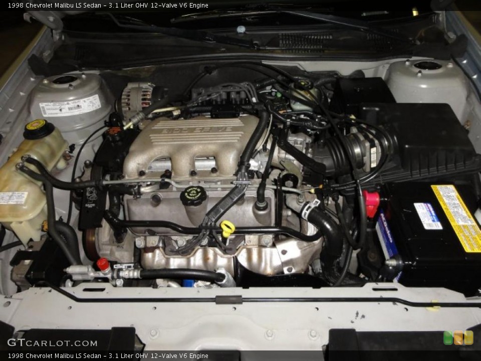 3.1 Liter OHV 12-Valve V6 1998 Chevrolet Malibu Engine