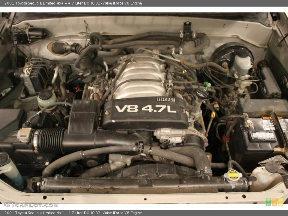 4.7 Liter DOHC 32-Valve iForce V8 Engine for the 2001 Toyota Sequoia #47666890