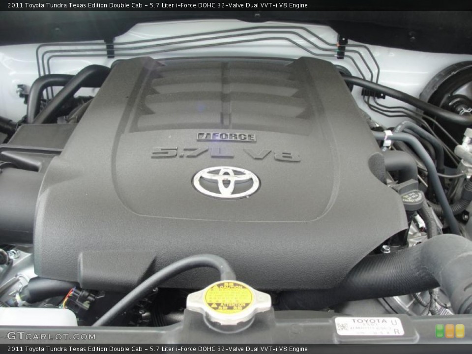 5.7 Liter i-Force DOHC 32-Valve Dual VVT-i V8 Engine for the 2011 Toyota Tundra #47669005