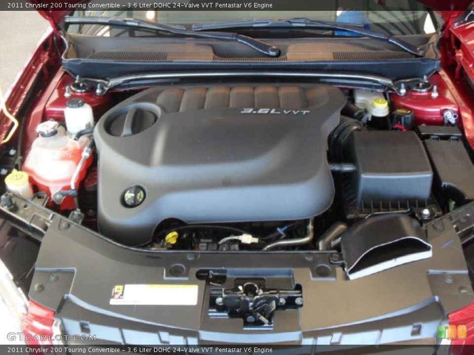 3.6 Liter DOHC 24-Valve VVT Pentastar V6 Engine for the 2011 Chrysler 200 #47680162