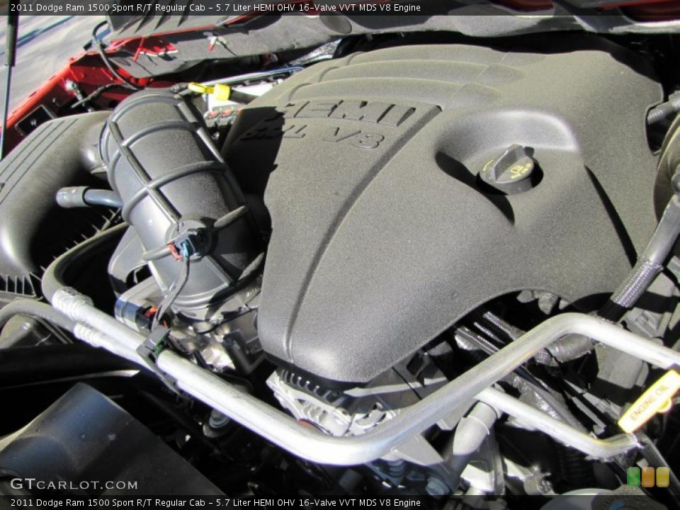 5.7 Liter HEMI OHV 16-Valve VVT MDS V8 Engine for the 2011 Dodge Ram 1500 #47680582