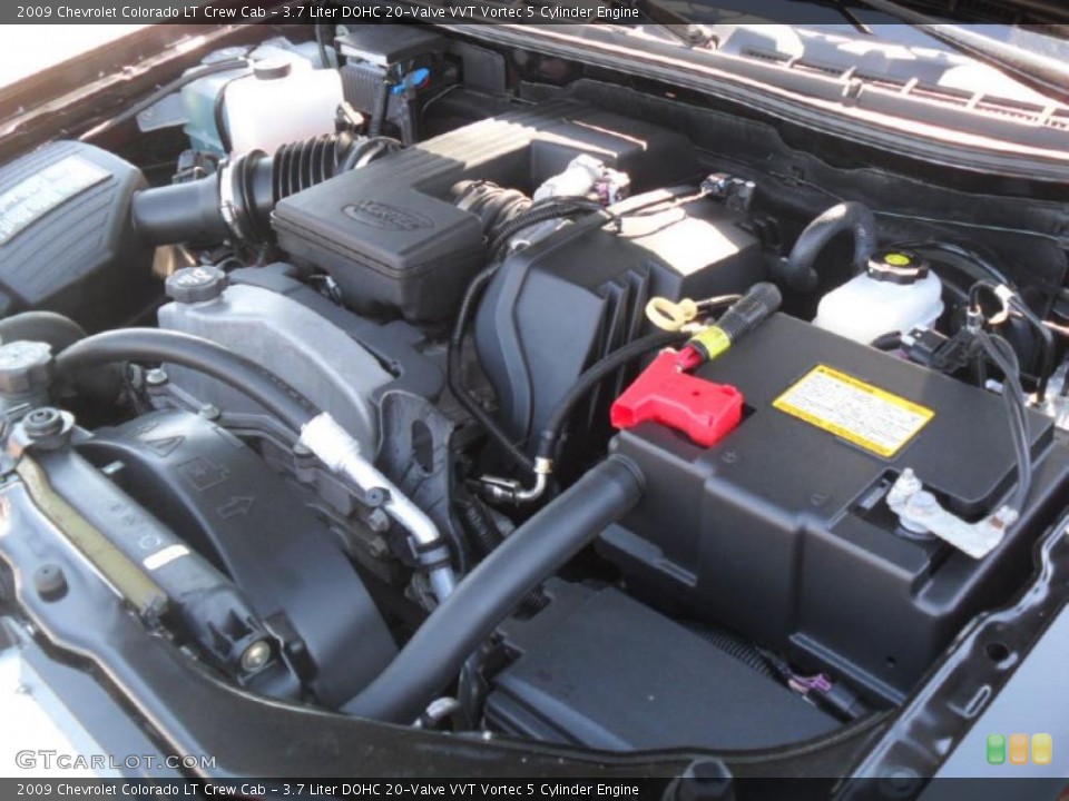 3.7 Liter DOHC 20-Valve VVT Vortec 5 Cylinder Engine for the 2009 Chevrolet Colorado #47682028