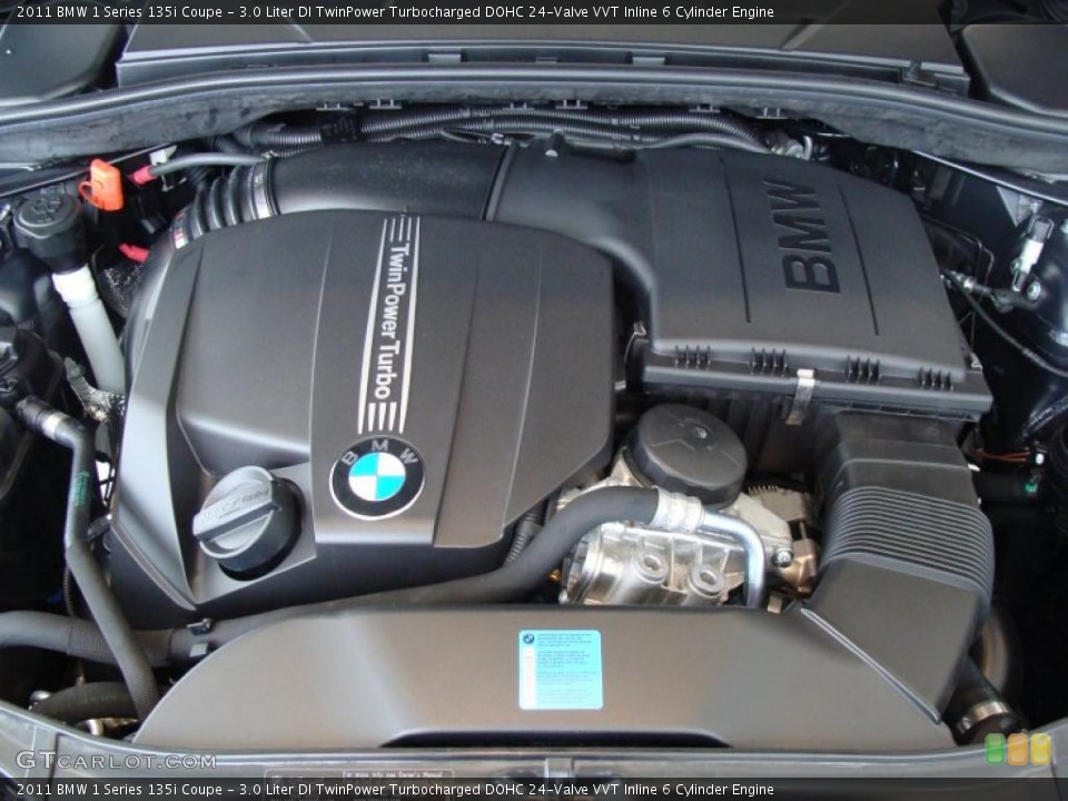 3.0 Liter DI TwinPower Turbocharged DOHC 24-Valve VVT Inline 6 Cylinder Engine for the 2011 BMW 1 Series #47682472
