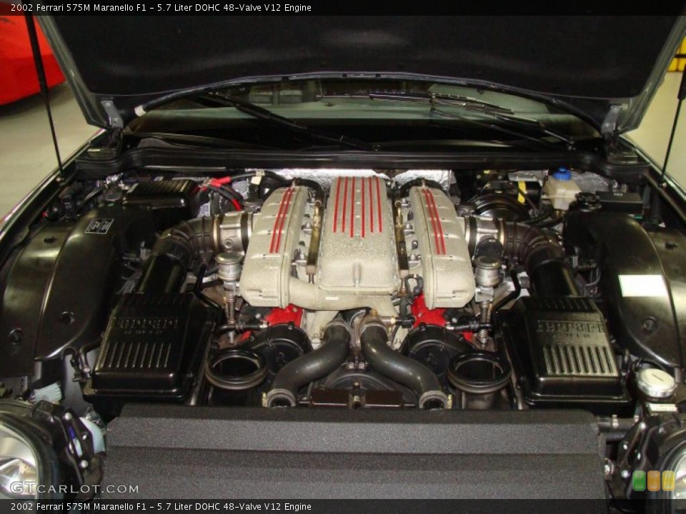 5.7 Liter DOHC 48-Valve V12 Engine for the 2002 Ferrari 575M Maranello #47682814