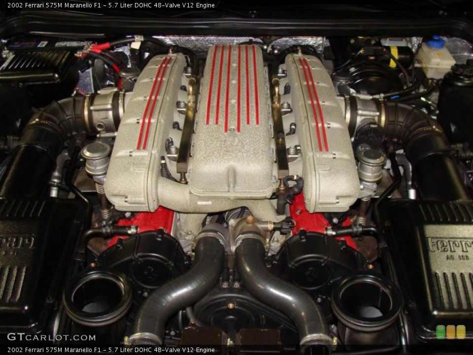 5.7 Liter DOHC 48-Valve V12 Engine for the 2002 Ferrari 575M Maranello #47682829