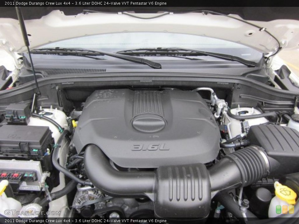 3.6 Liter DOHC 24-Valve VVT Pentastar V6 Engine for the 2011 Dodge Durango #47690244