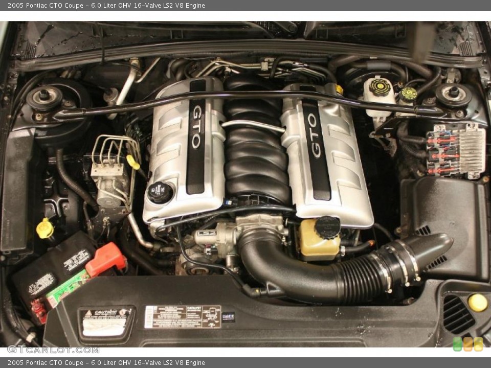 6.0 Liter OHV 16-Valve LS2 V8 Engine for the 2005 Pontiac GTO #47690358