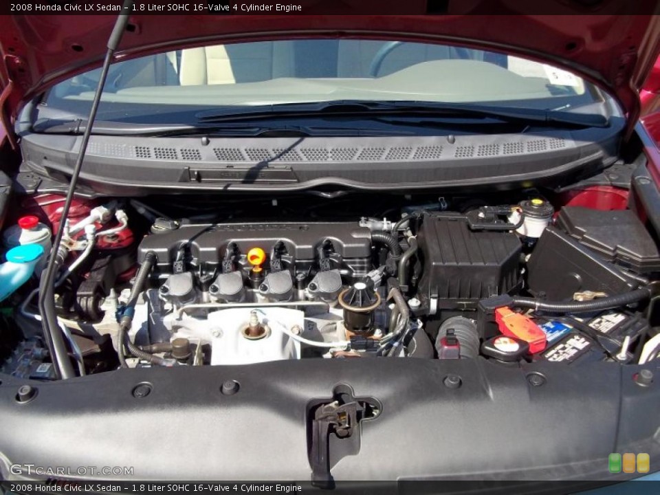 1.8 Liter SOHC 16-Valve 4 Cylinder Engine for the 2008 Honda Civic #47694633