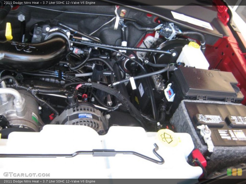 3.7 Liter SOHC 12-Valve V6 Engine for the 2011 Dodge Nitro #47697495