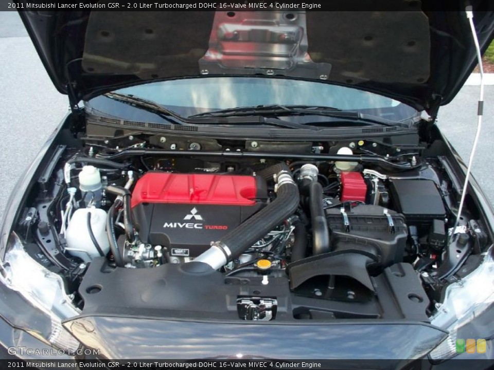 2.0 Liter Turbocharged DOHC 16-Valve MIVEC 4 Cylinder Engine for the 2011 Mitsubishi Lancer Evolution #47700891