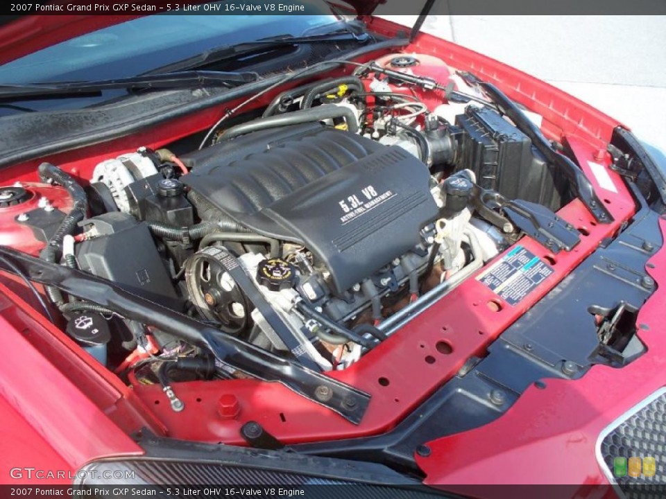5.3 Liter OHV 16-Valve V8 Engine for the 2007 Pontiac Grand Prix #47700993