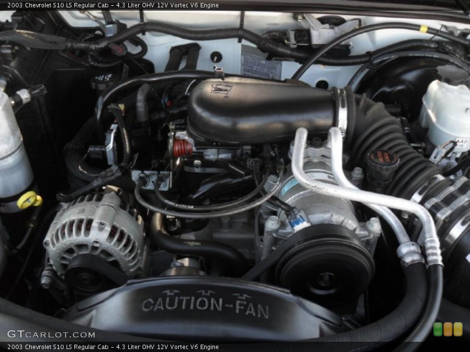 4.3 Liter OHV 12V Vortec V6 Engine for the 2003 Chevrolet S10 #47711676