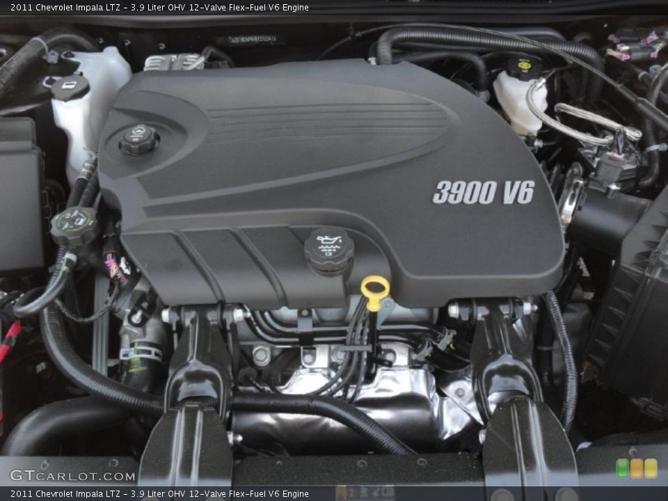 3.9 Liter OHV 12-Valve Flex-Fuel V6 Engine for the 2011 Chevrolet Impala #47719166