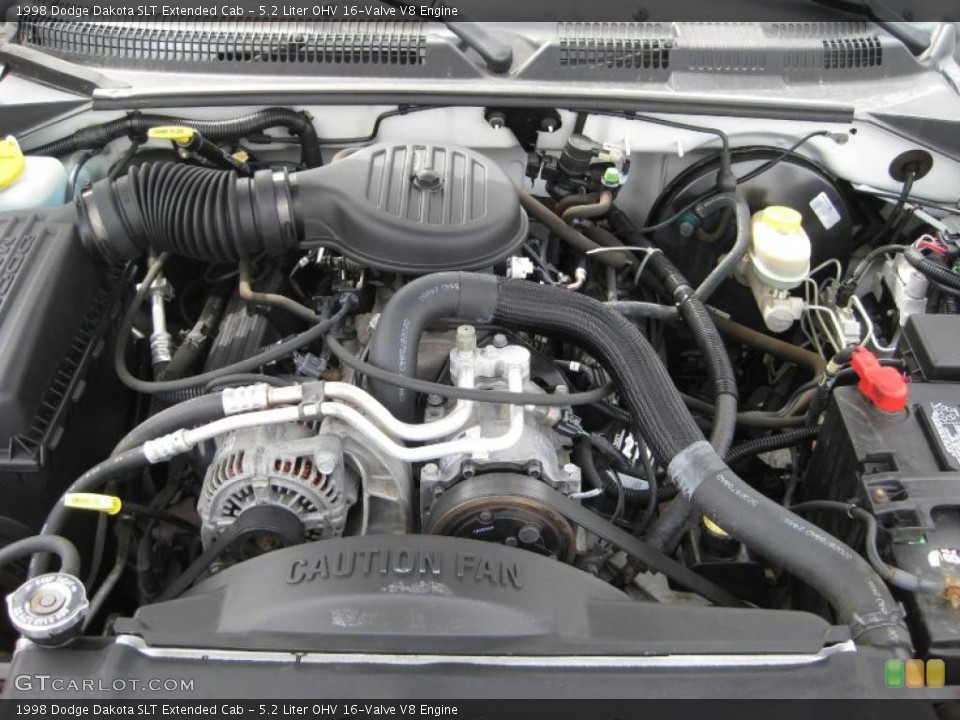 5.2 Liter OHV 16-Valve V8 Engine for the 1998 Dodge Dakota #47719202