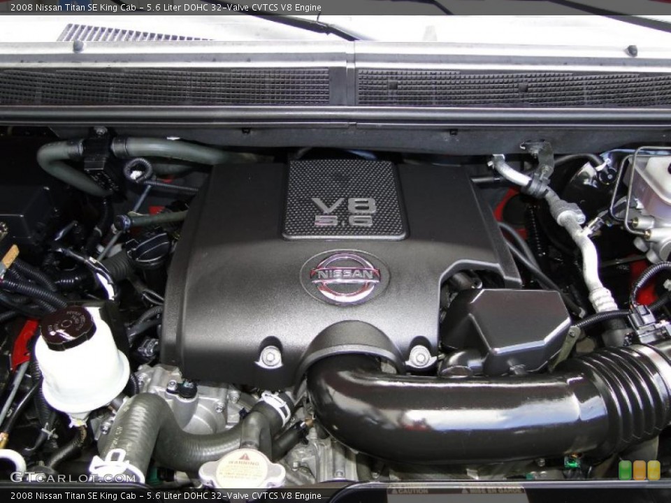 5.6 Liter DOHC 32-Valve CVTCS V8 Engine for the 2008 Nissan Titan #47727554