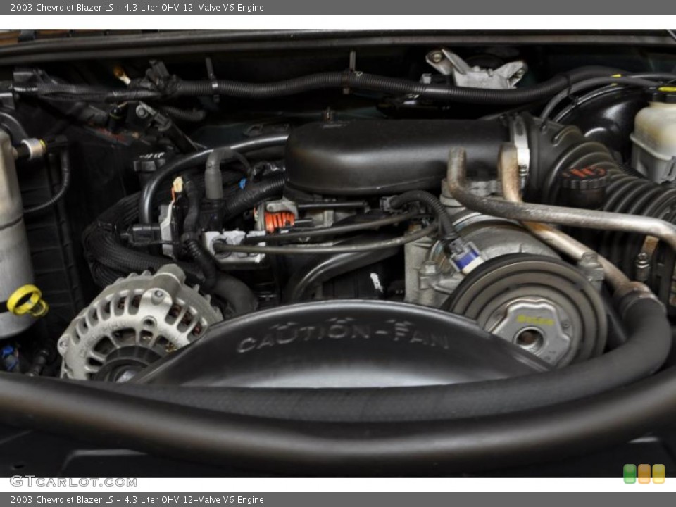 4.3 Liter OHV 12-Valve V6 Engine for the 2003 Chevrolet Blazer #47729568